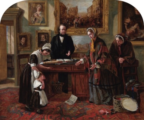 Emma Brownlow, the Foundling Restored to its Mother, 1858 (c) Coram in the care of the Foundling Museum